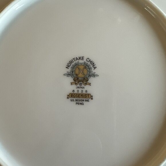 1 Replacement Noritake China Rosemist 6225 Salad Plates 8.25” - Picture 3 of 3